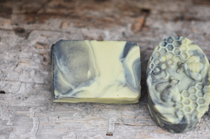 Pine & Activated Charcoal Goat Milk Soap