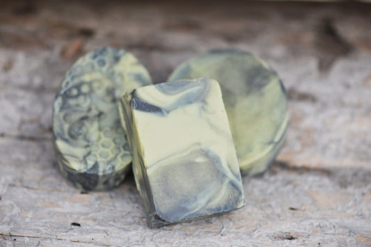 Pine & Activated Charcoal Goat Milk Soap